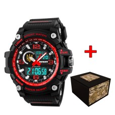 Patriot 012BKRDUAGD Тризуб золото Чорні з червоним + Коробка