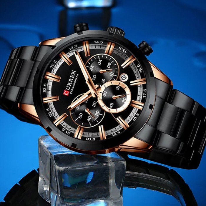 Curren 8355 Black -Cuprum