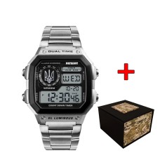 Patriot 011BKUASI Тризуб срібло Срібло + Коробка.