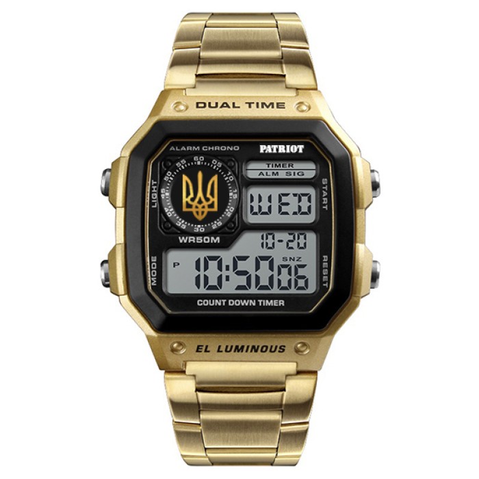 Patriot 011YGUAGD Тризуб золото Золото + Коробка.