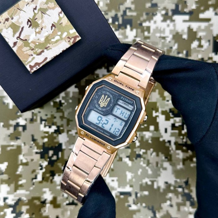 Patriot 011RGUAGD Тризуб золото Рожеве Золото + Коробка.