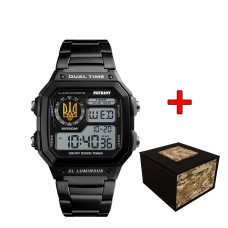 Patriot 011BKUAGD Тризуб золото Чорні + Коробка.