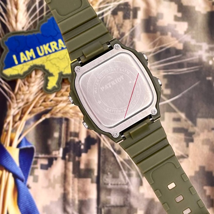 Patriot 010AGUASI Тризуб срібло Зелені + Коробка