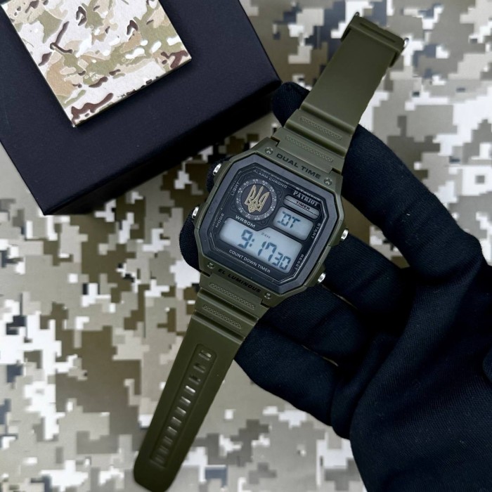 Patriot 010AGUAGD Тризуб золото Зелені + Коробка.