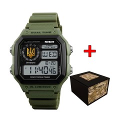 Patriot 010AGUAGD Тризуб золото Зелені + Коробка.