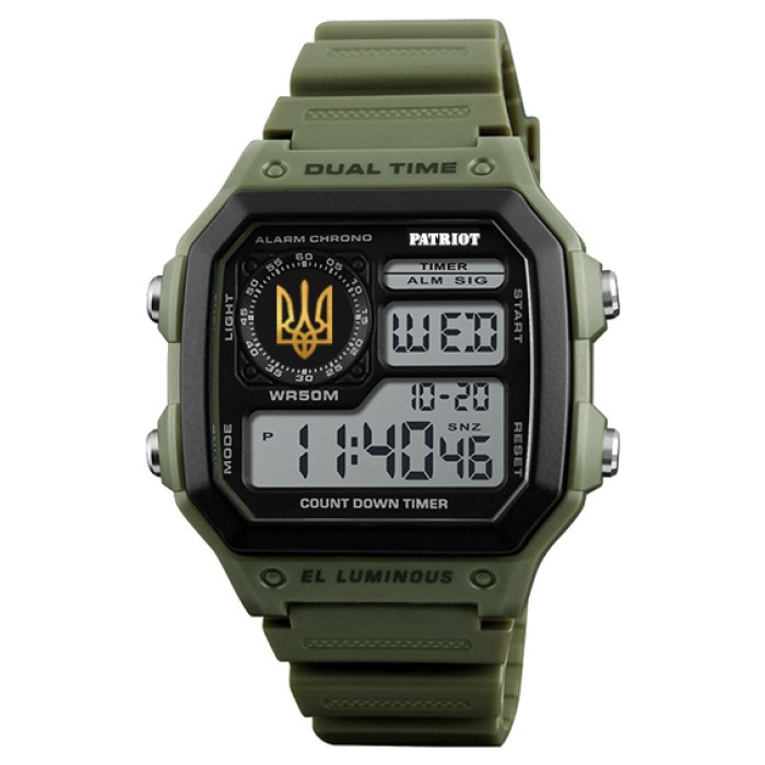 Patriot 010AGUAGD Тризуб золото Зелені + Коробка.