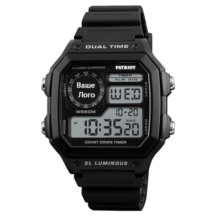 Patriot 010BK Ваше лого Чорні + Коробка