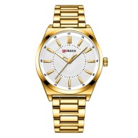 Curren 8407 Gold-White