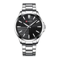 Curren 8407 Silver-Black