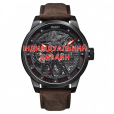 Awarder 058 Black-Red Leather Індивідуальний дизайн