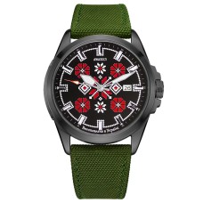 Awarder Embroidery Black-Red Green  Automatic 10ATM