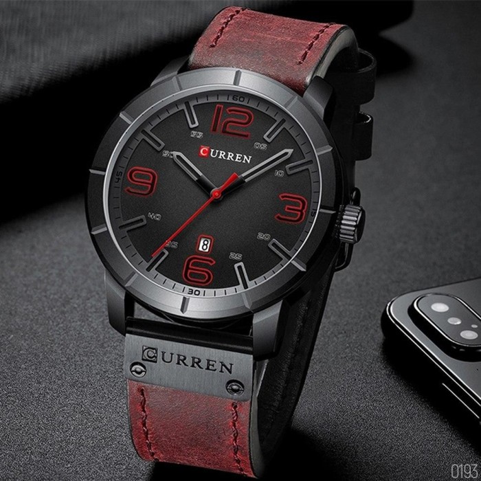 Curren 8327 Red-Black