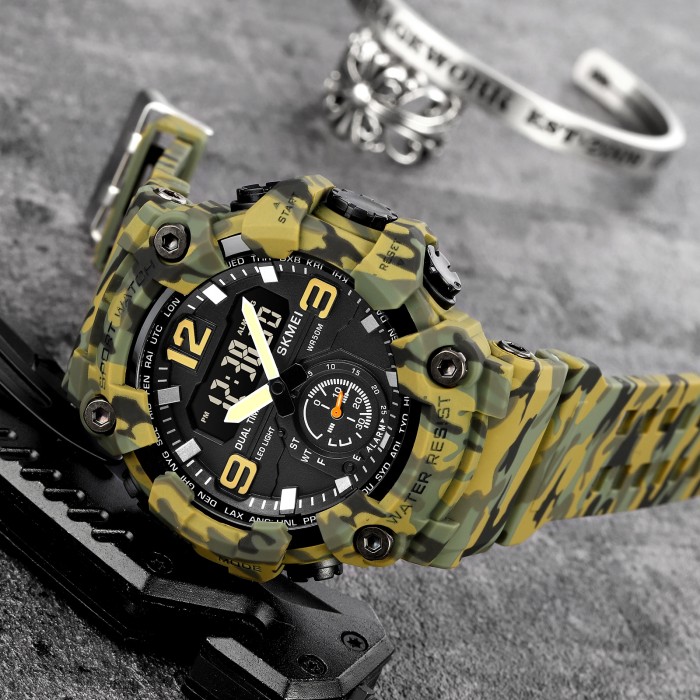 Skmei 1965CMGN camo green. SALE