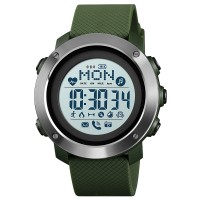 Skmei 1511AG Army-Green Smart Watch + Compass SALE