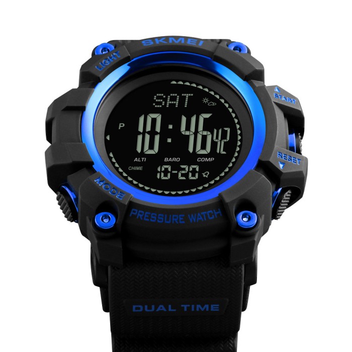 Skmei 1358 Black-Blue Smart Watch Compass SALE