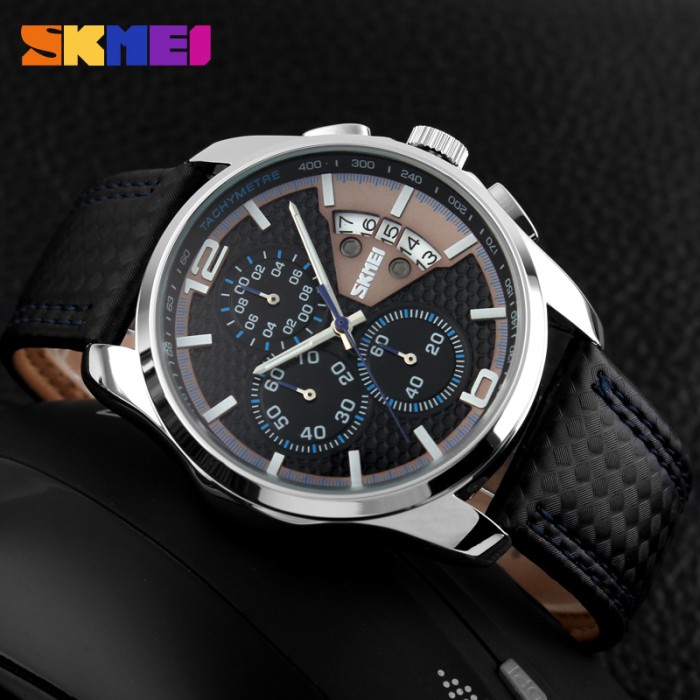 Skmei 9106BU Silver-Black-Blue