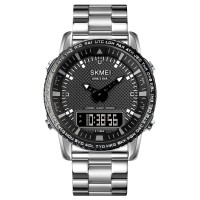 Skmei 1898SIBK Silver-Black SALE