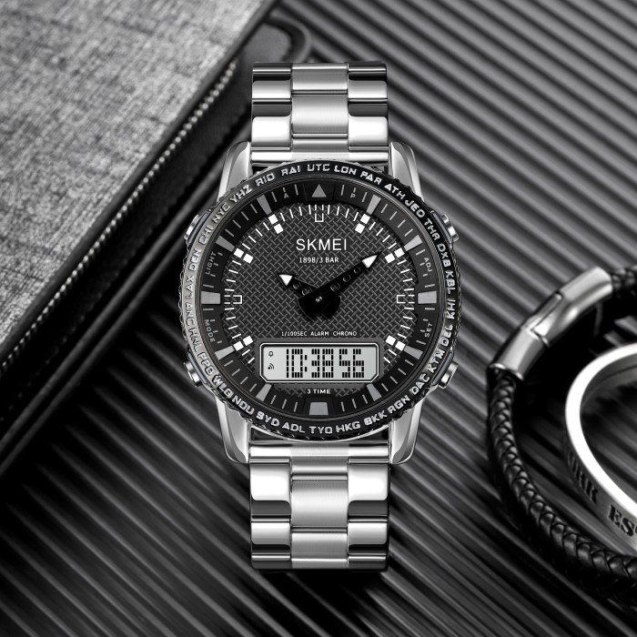 Skmei 1898SIWT Silver-White SALE