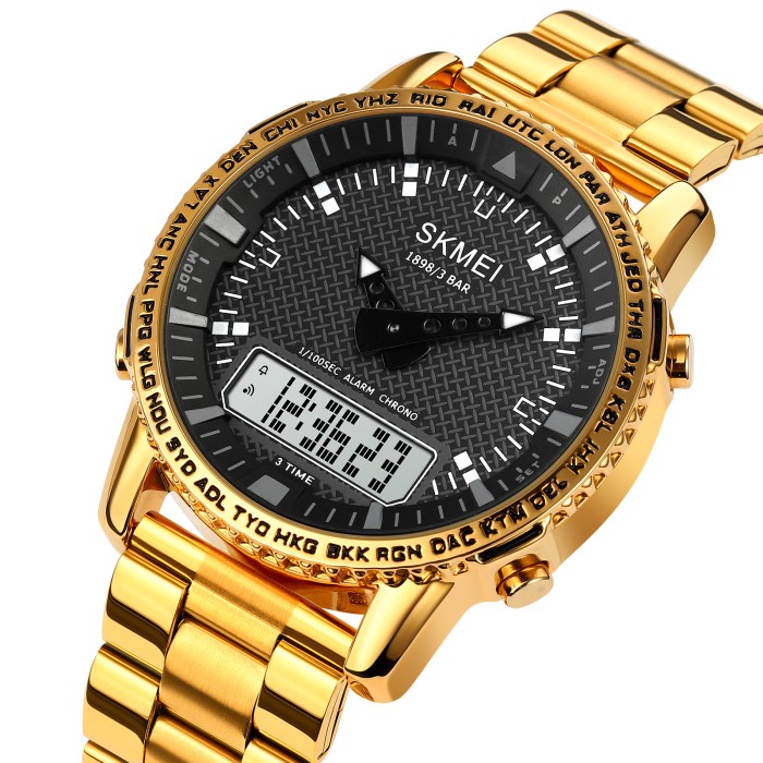Годинник Skmei 1898GDWT Gold-White: Стиль та Функціональність