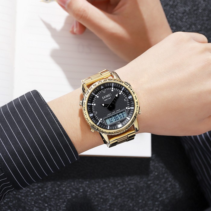 Годинник Skmei 1898GDWT Gold-White: Стиль та Функціональність