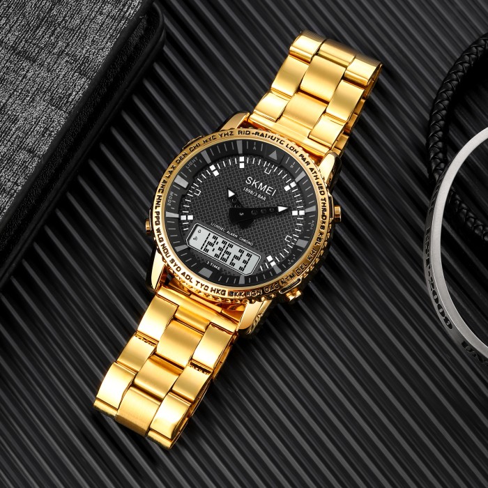 Годинник Skmei 1898GDWT Gold-White: Стиль та Функціональність