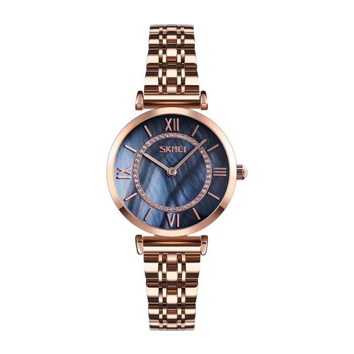 Skmei 9198RGBKH-S Rose Gold-Black Lady