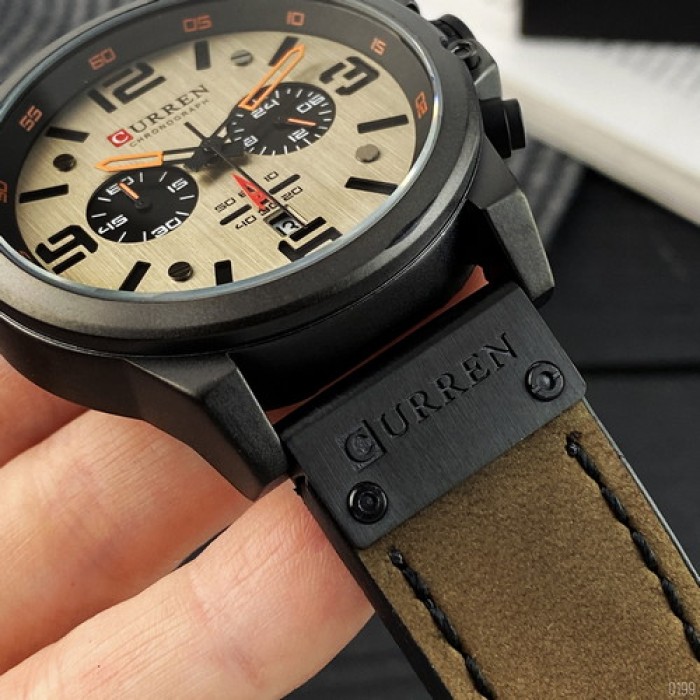 Curren 8314 Khaki-Black