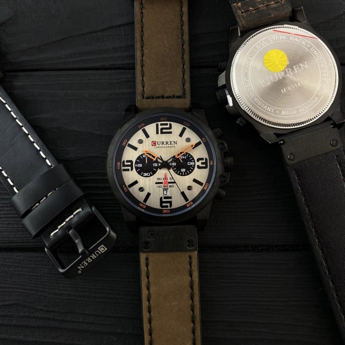 Curren 8314 Khaki-Black
