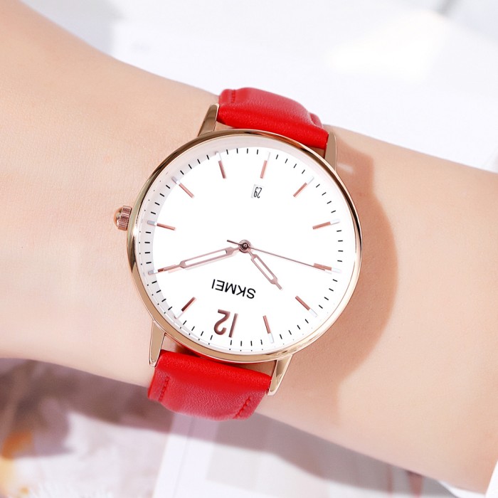 Skmei 1724RGRD Rose Gold-Red