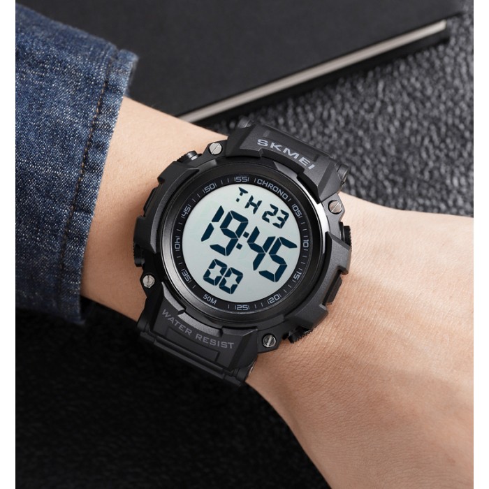 Спортивний наручний годинник Skmei 1886BKWT Black-White