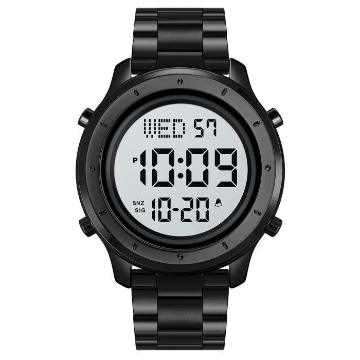 Skmei 1864SBKWT Black-White Steel