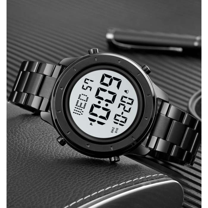 Skmei 1864SBKWT Black-White Steel