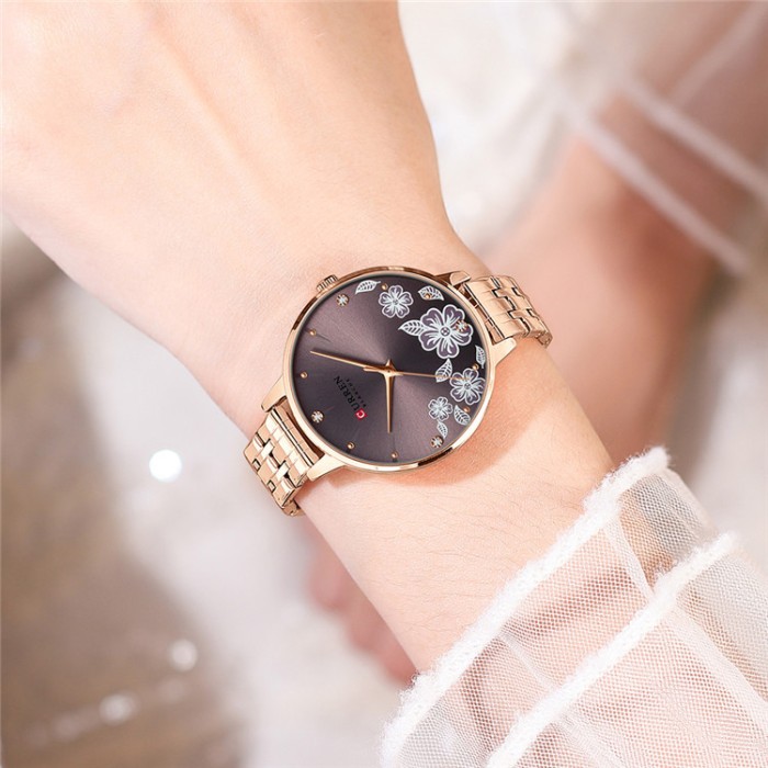 Curren C9068L Gold Cofee