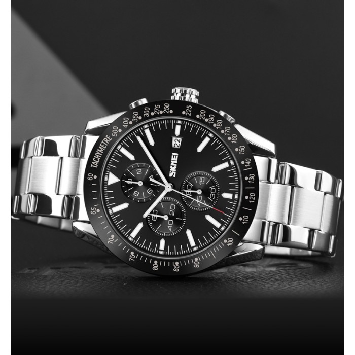 Годинник Skmei 9253SIBK Silver-Black: стиль та функціональність