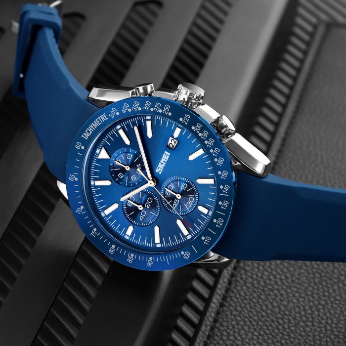 Skmei 9253PSIBU Silver-Blue Sil