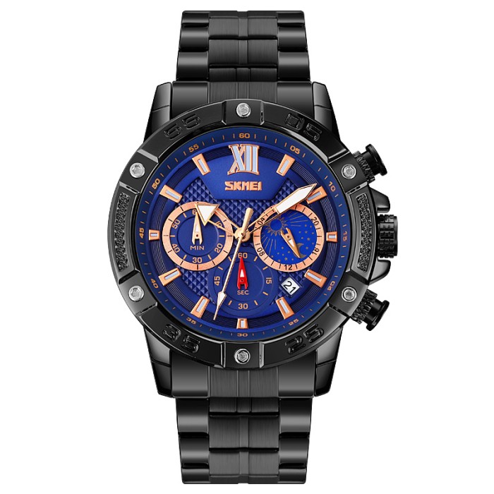 Годинник Skmei 9235BKBU Black-Blue - стиль та функціональність