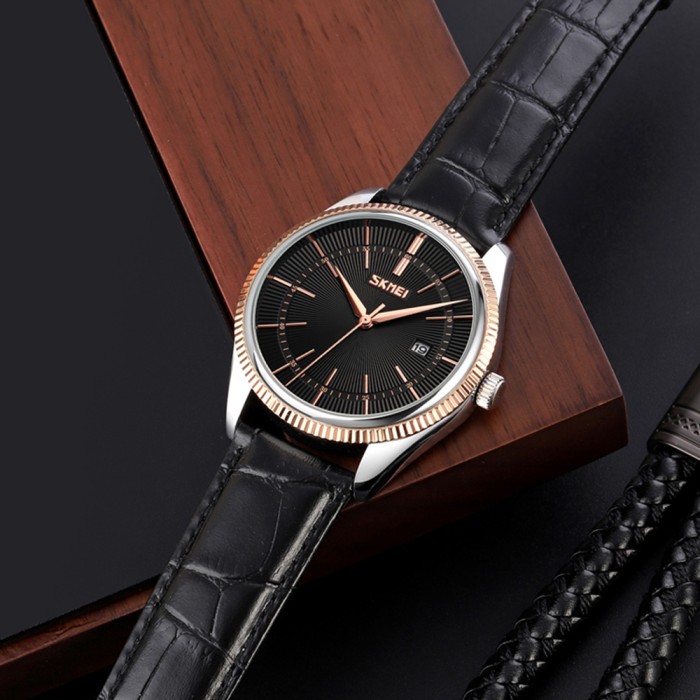 Годинники Skmei 9298TRGBK Rose-Gold Black - стиль для чоловіка