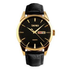 Skmei 9073GDBK-B Gold-Black men