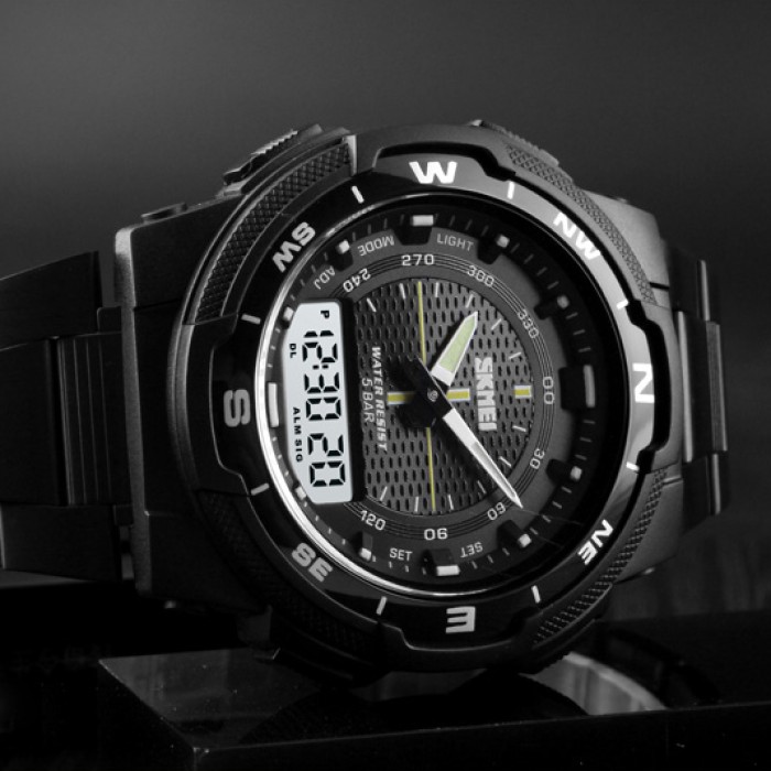 Skmei 1370BKWT Black-White SALE