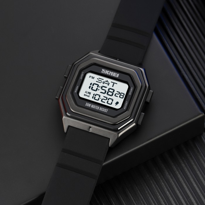 Skmei 1875PWT Black-White Silicone SALE