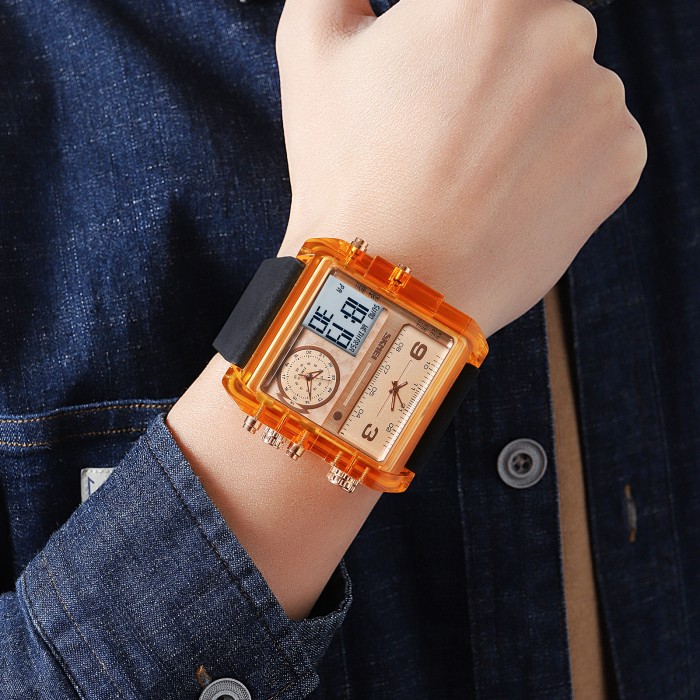 Годинник Skmei 2020AR Amber-Transparent