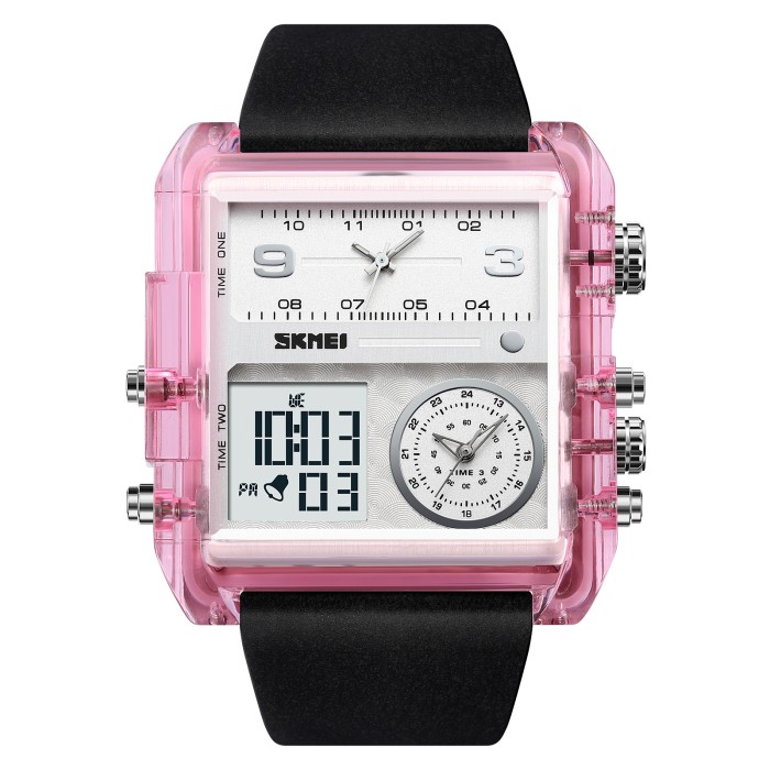 Годинник Skmei 2020PK Pink-Transparent - Стиль та Функціональність