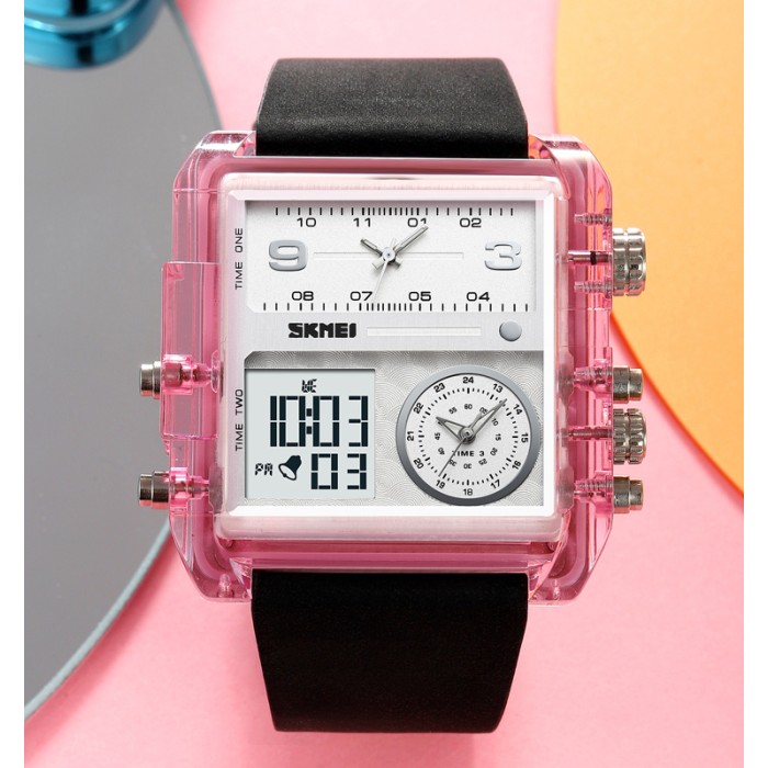 Годинник Skmei 2020PK Pink-Transparent - Стиль та Функціональність