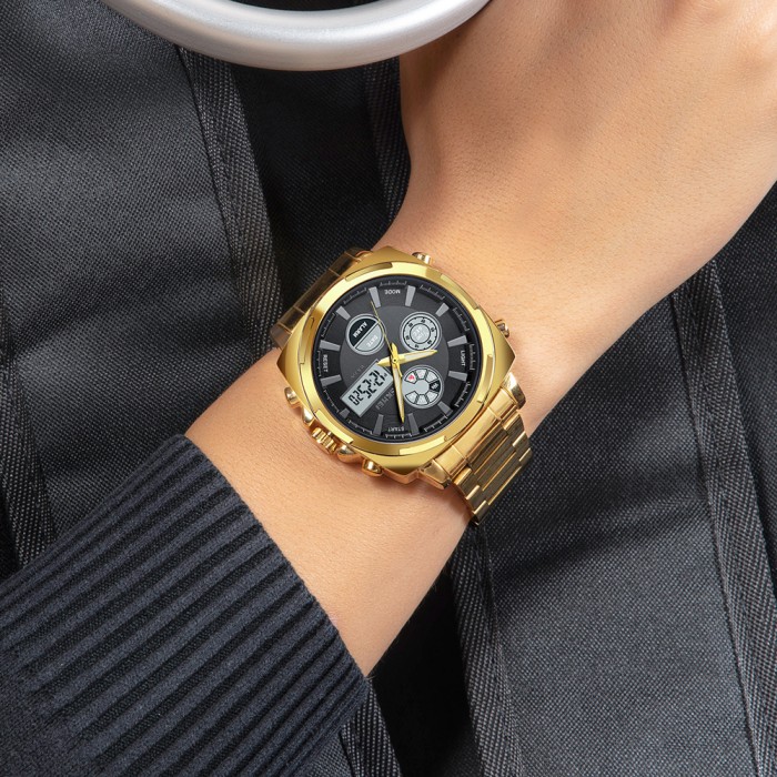 Skmei 1673GDBK Gold-Black SALE