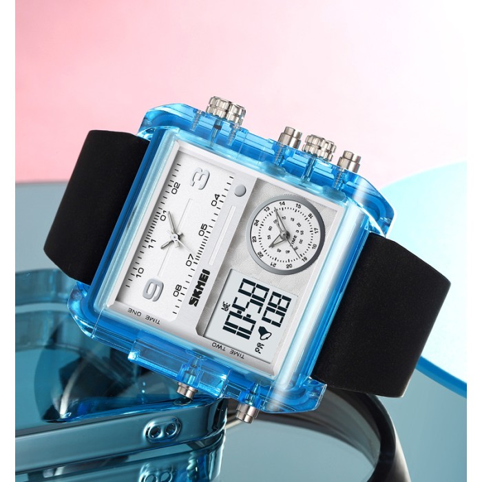 Годинник Skmei 2020BU Blue-Transparent – стиль та функціональність