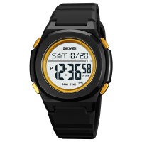 Skmei 2023BKGD-WT Black-Gold White