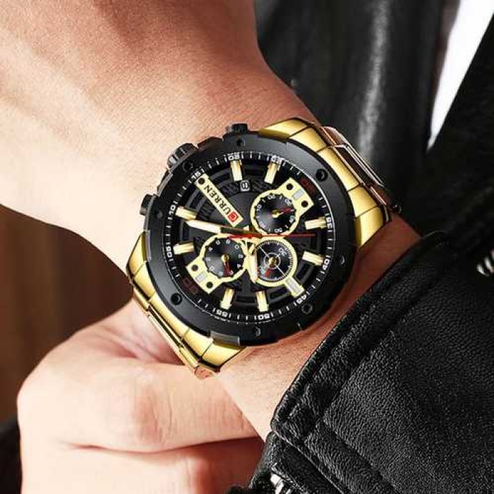 Curren 8336 Gold-Black