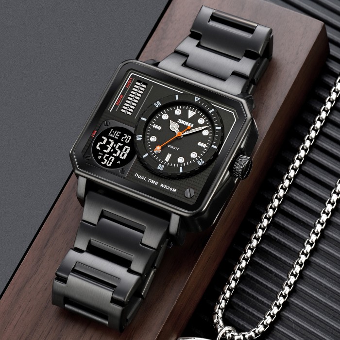 Годинники Skmei 2025BK Black – стиль і функціональність