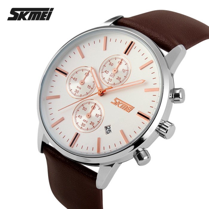 Skmei 9103WTBN White-Brown