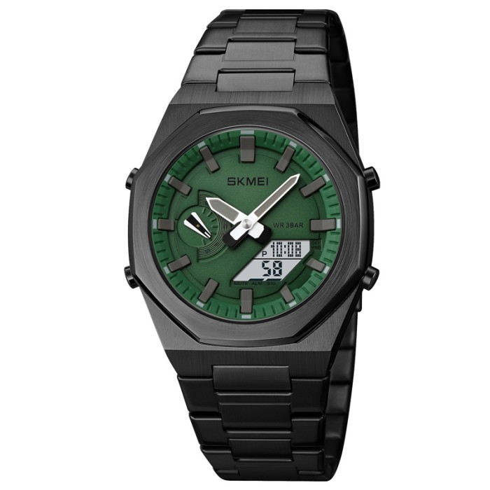 Наручний годинник Skmei 1816BKGNWT Black-Green-White